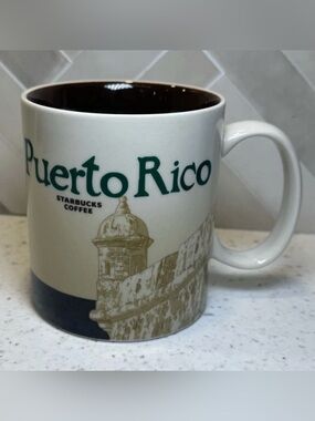 Starbucks PUERTO RICO 16 oz Coffee Mug 2016 Global Icon Collector Series